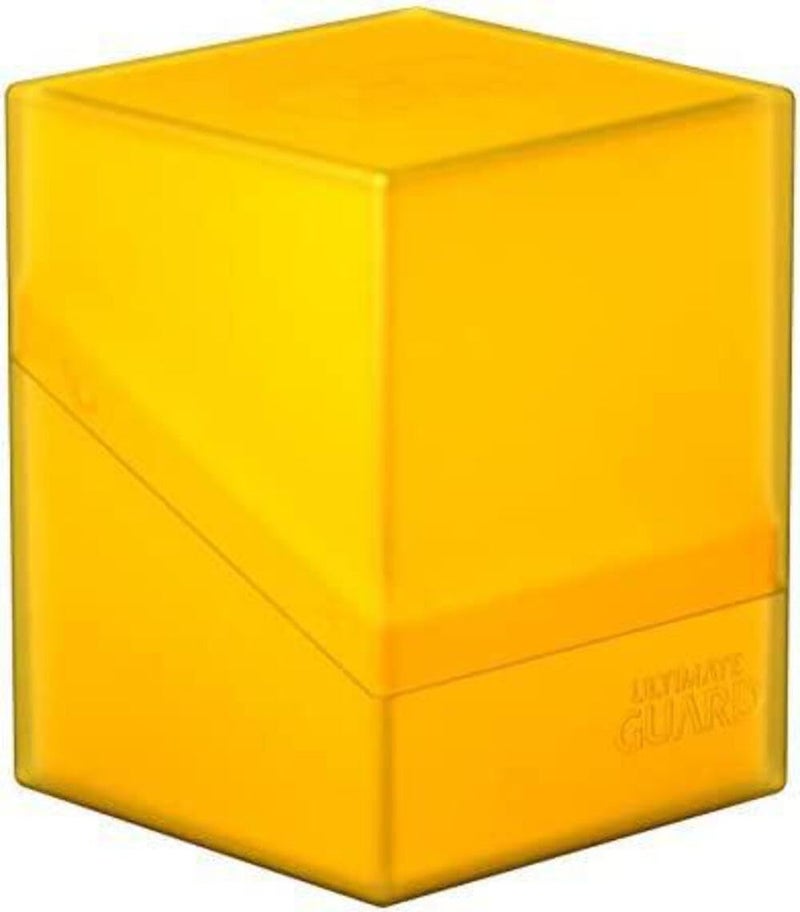 Ultimate Guard Boulder 100+ Classic, Deck Case for 100 Double-Sleeved TCG Cards, Topaz, Secure & Durable Storage for Trading Card Games, Soft-Touch Finish - Image 2